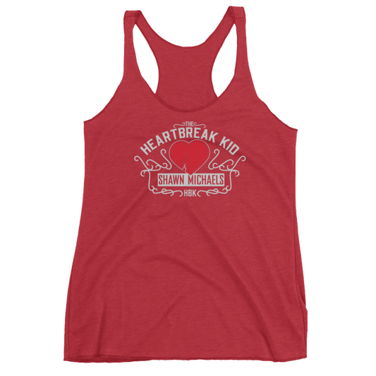 Shawn Michaels "Heartbreak Kid" Women's Racerback Tank Top Tank Top PW Catalog
