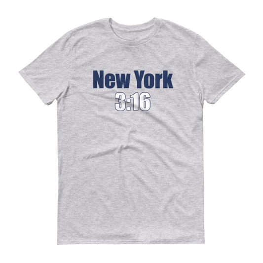 Stone Cold Steve Austin "New York 3:16 (Gray)" T-Shirt T-Shirt PW Catalog