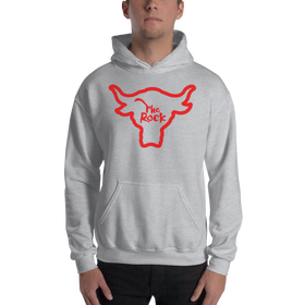 The Rock "Bull Logo" Pullover Hoodie Sweatshirt