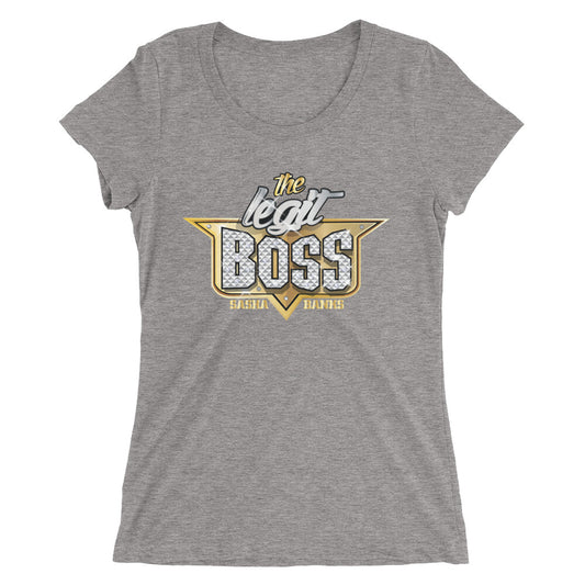 Sasha Banks "The Legit Boss" Women's Tri-Blend T-Shirt T-Shirt PW Catalog