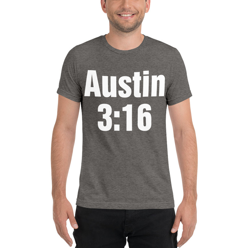 Stone Cold Steve Austin "3:16" Men's Tri-Blend T-Shirt