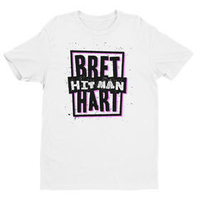Bret Hart "Hitman" Abstract Logo T-shirt