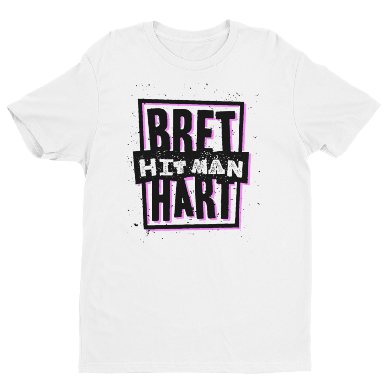 Bret Hart "Hitman" Abstract Logo T-shirt
