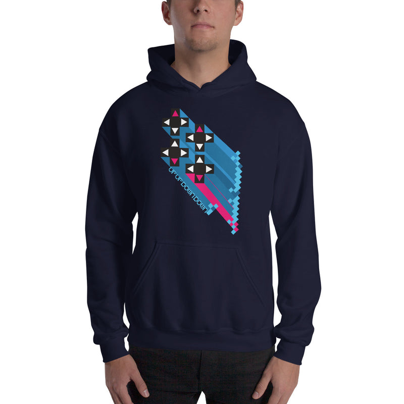 Xavier Woods "Up Up Down Down" Pullover Hoodie Sweatshirt