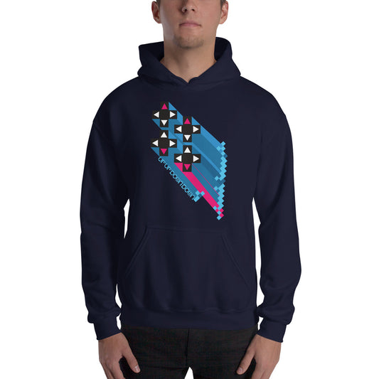 Xavier Woods "Up Up Down Down" Pullover Hoodie Sweatshirt Sweatshirt PW Catalog