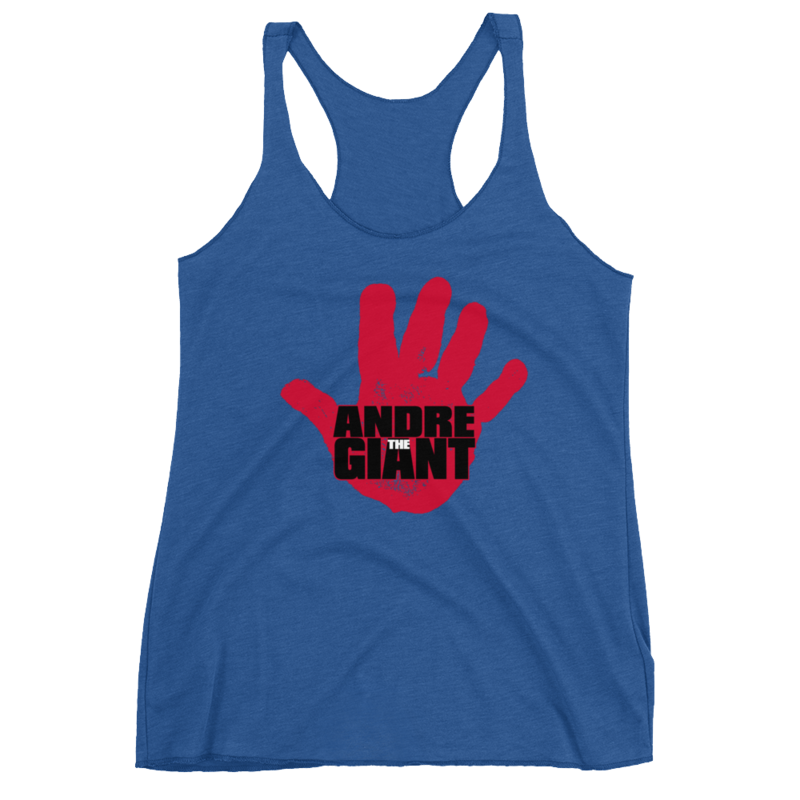 Andre the Giant "Handprint" Women's Racerback Tank Top