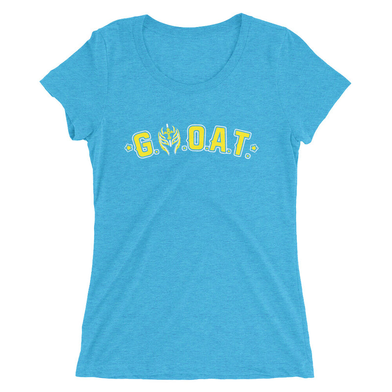 Rey Mysterio "G.M.O.A.T." Women's Tri-Blend T-Shirt T-Shirt PW Catalog
