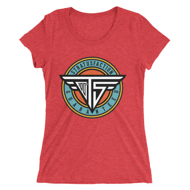 Trish Stratus "Stratusfaction Guaranteed" Women's Tri-Blend T-Shirt T-Shirt PW Catalog
