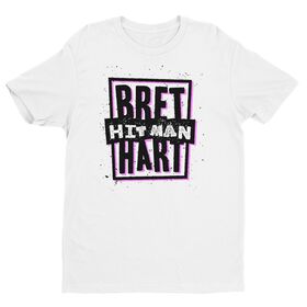 Bret Hart "Hitman" Abstract Logo T-shirt