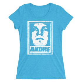 Andre the Giant "Street Art" Women's Tri-Blend T-Shirt T-Shirt PW Catalog