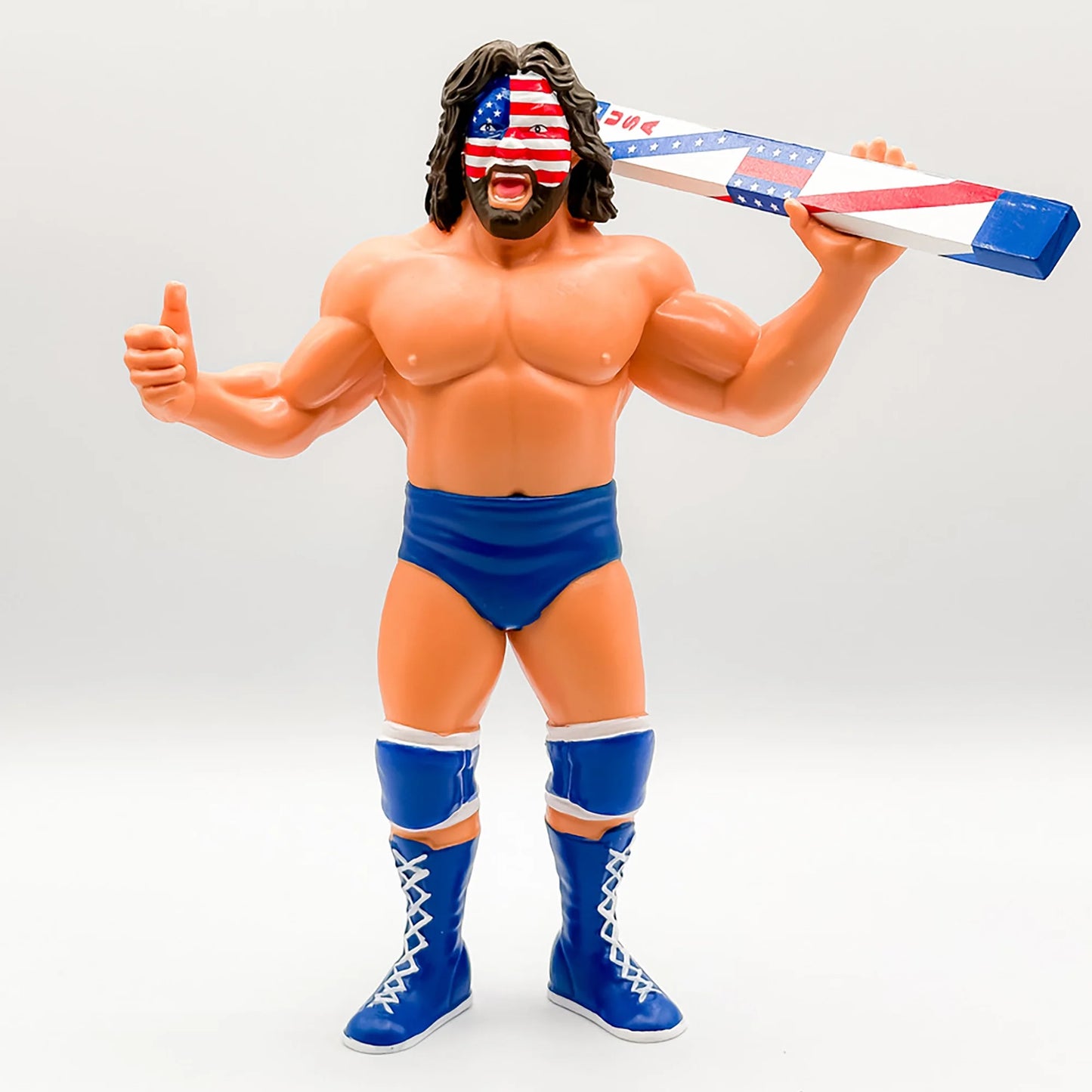 Big Rubber Guys Hacksaw Jim Duggan USA face paint Series 6 Action & Toy Figures PWcatalog