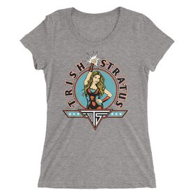 Trish Stratus "Stratusfaction" Women's Tri-Blend T-Shirt T-Shirt PW Catalog