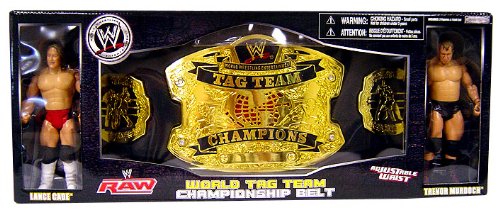 2007 WWE Jakks Pacific World Tag Team Championship Belt [With Lance Cade & Trevor Murdoch] Action & Toy Figures PWcatalog