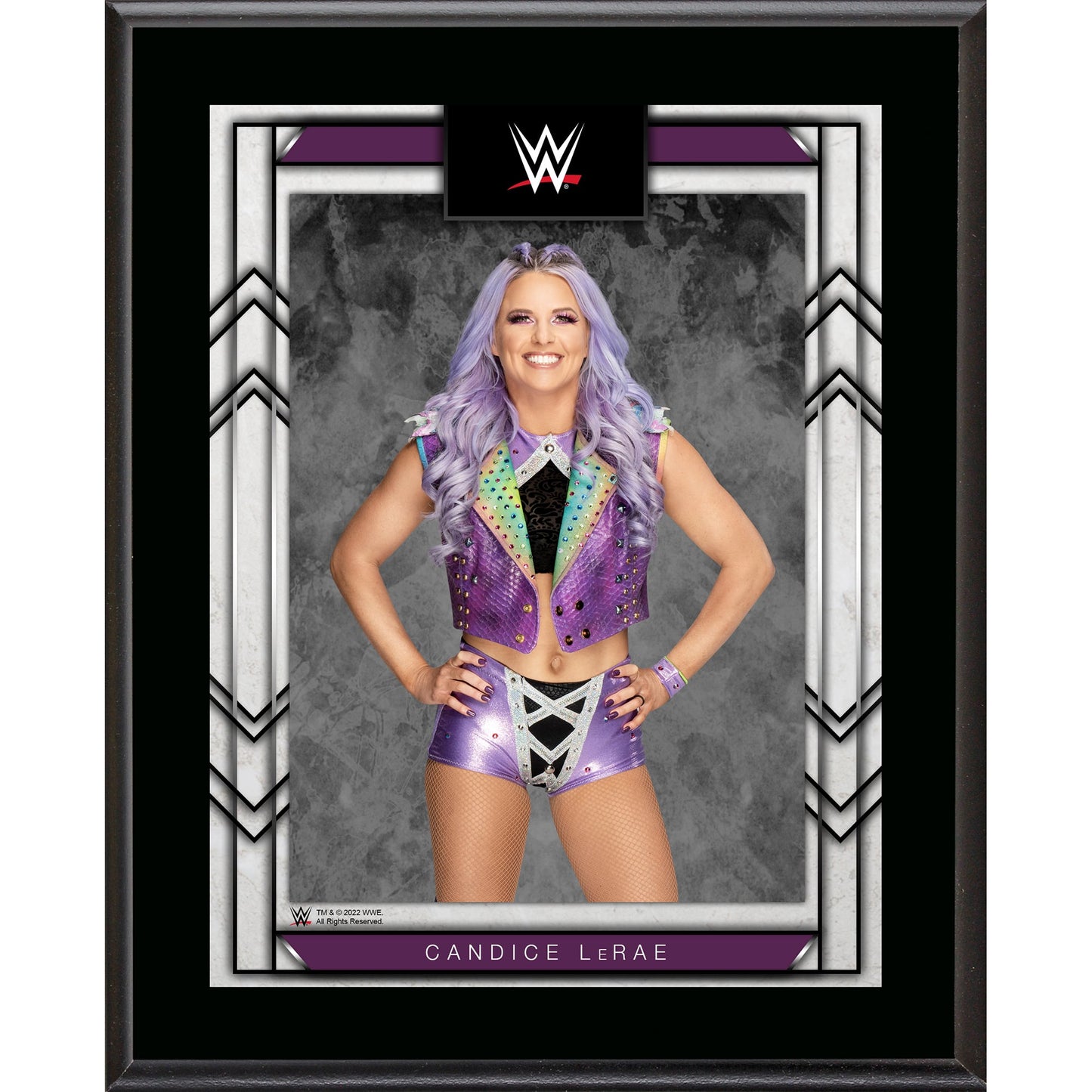 Candice LeRae WWE Framed 10.5" x 13" Sublimated Plaque