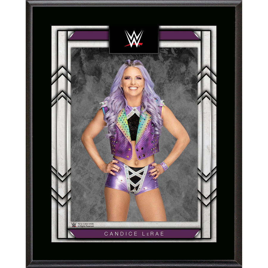 Candice LeRae WWE Framed 10.5" x 13" Sublimated Plaque