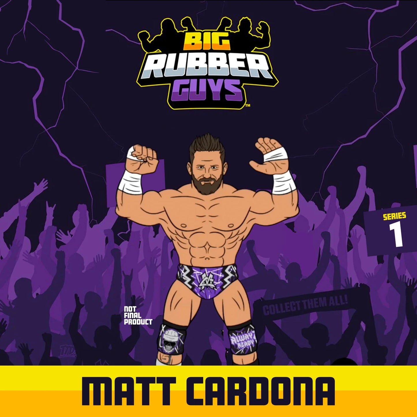 Big Rubber Guys Matt Cardona Series 1 Action & Toy Figures PWcatalog