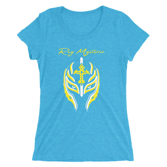 Rey Mysterio "Greatest Mask of All Time" Women's Tri-Blend T-Shirt