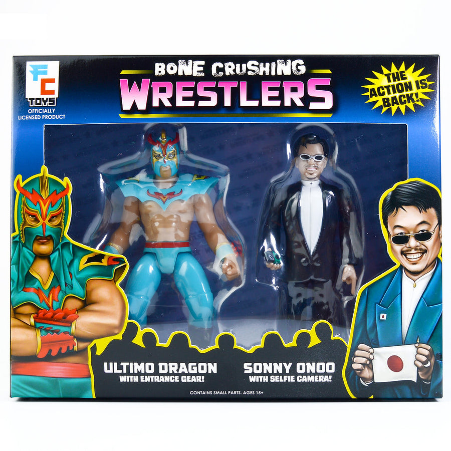 FC Toys Bone Crushing Wrestlers 1 Ultimo Dragon & Sonny Onoo 2-Pack [1/500 Blue Variant]