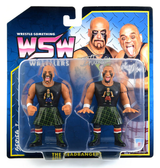 FC Toys Wrestle-Something Wrestlers Series 1 Headbangers Mosh & Thrasher [Black Skirts Variant] PW Catalog
