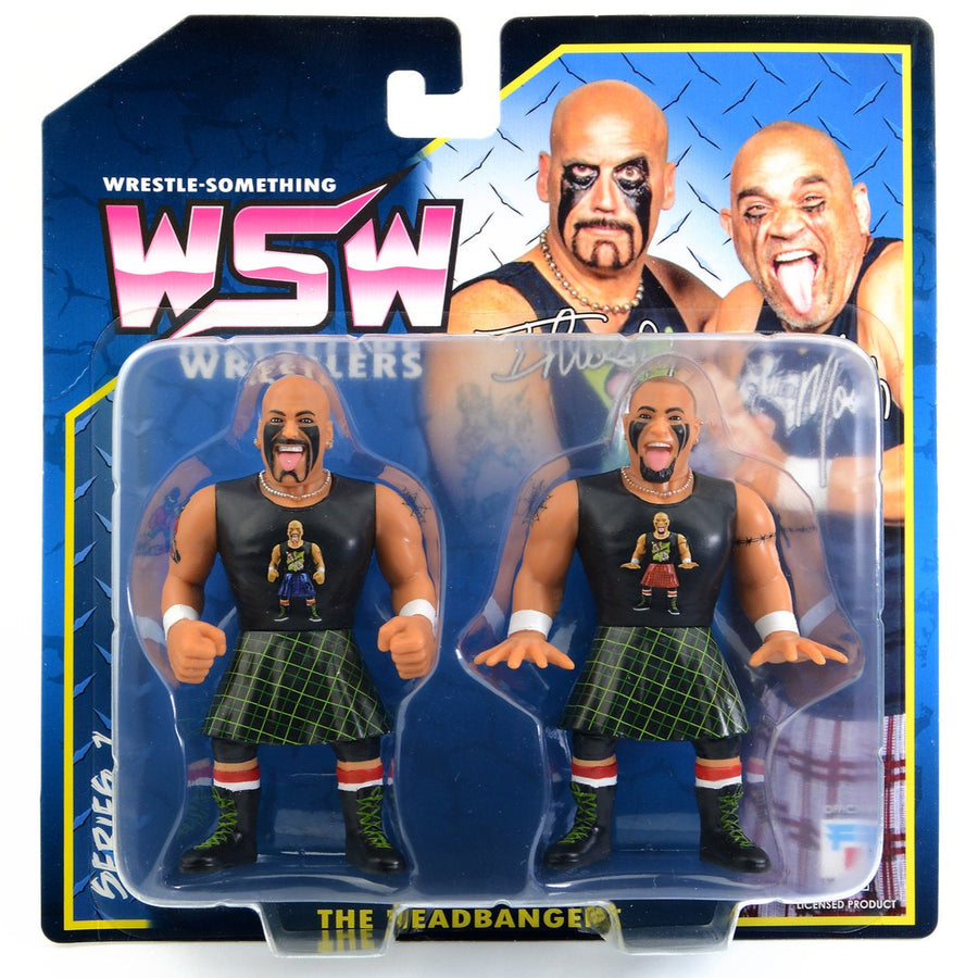 FC Toys Wrestle-Something Wrestlers Series 1 Headbangers Mosh & Thrasher [Black Skirts Variant] PW Catalog