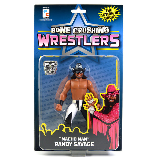 FC Toys Bone Crushing Wrestlers 1 Macho Man Randy Savage [1/200 Black & White Variant] Action & Toy Figures Pwcatalog