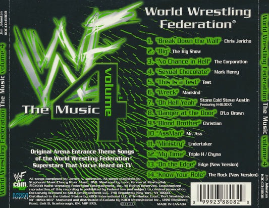 WWF The Music, Volume 4 1999 Music CDs PWcatalog
