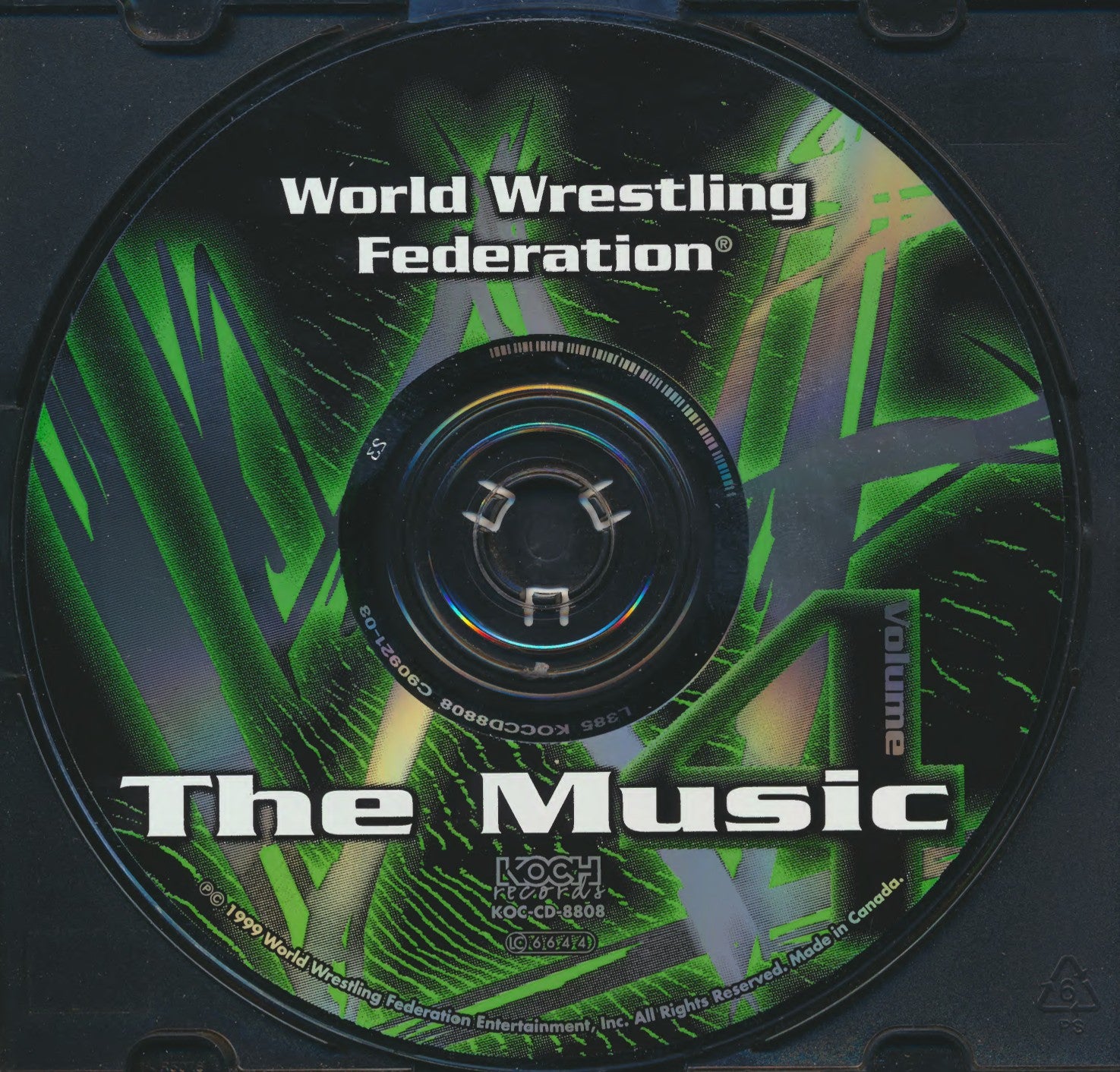 WWF The Music, Volume 4 1999 Music CDs PWcatalog