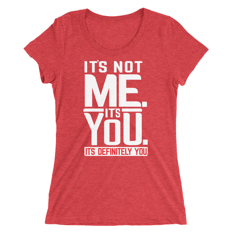 Sami Zayn "It's Not Me" Women's Tri-Blend T-Shirt T-Shirt PW Catalog