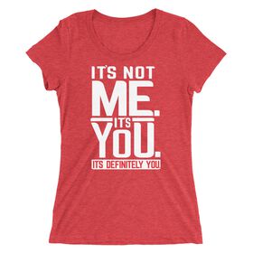Sami Zayn "It's Not Me" Women's Tri-Blend T-Shirt T-Shirt PW Catalog