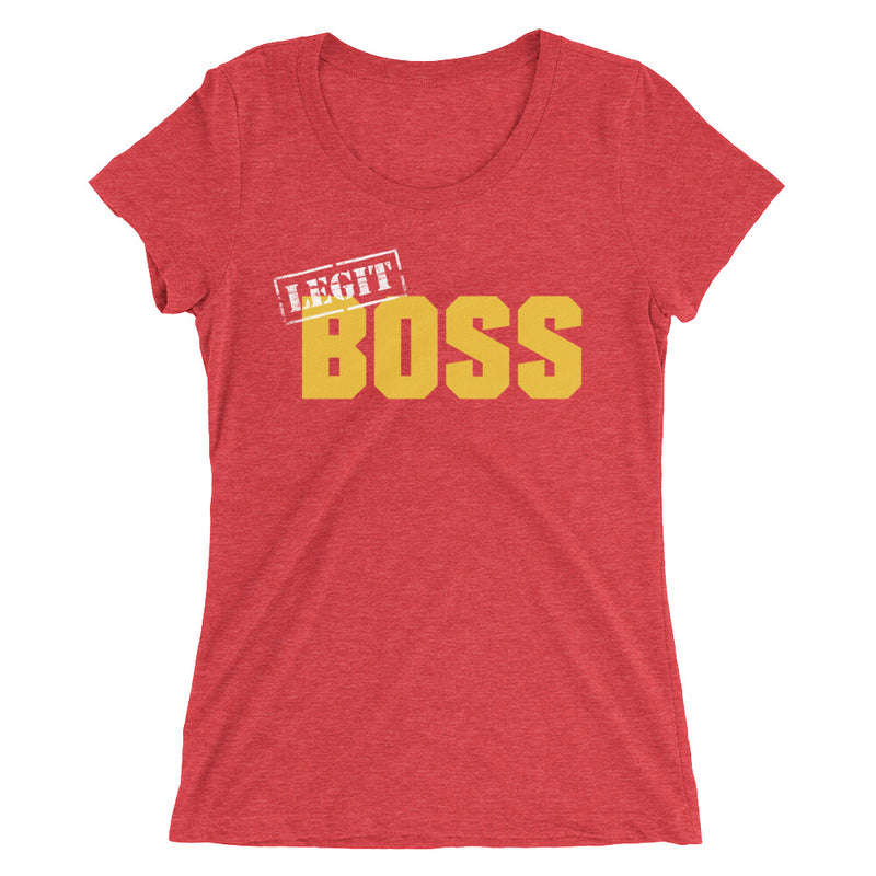 Sasha Banks "Legit Boss" Women's Tri-Blend T-Shirt