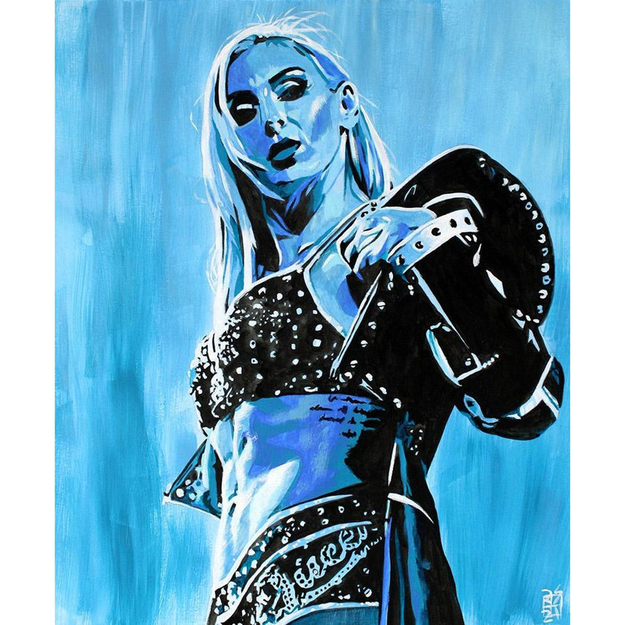 Charlotte Flair "Show Some Respect" Rob Schamberger Art Print