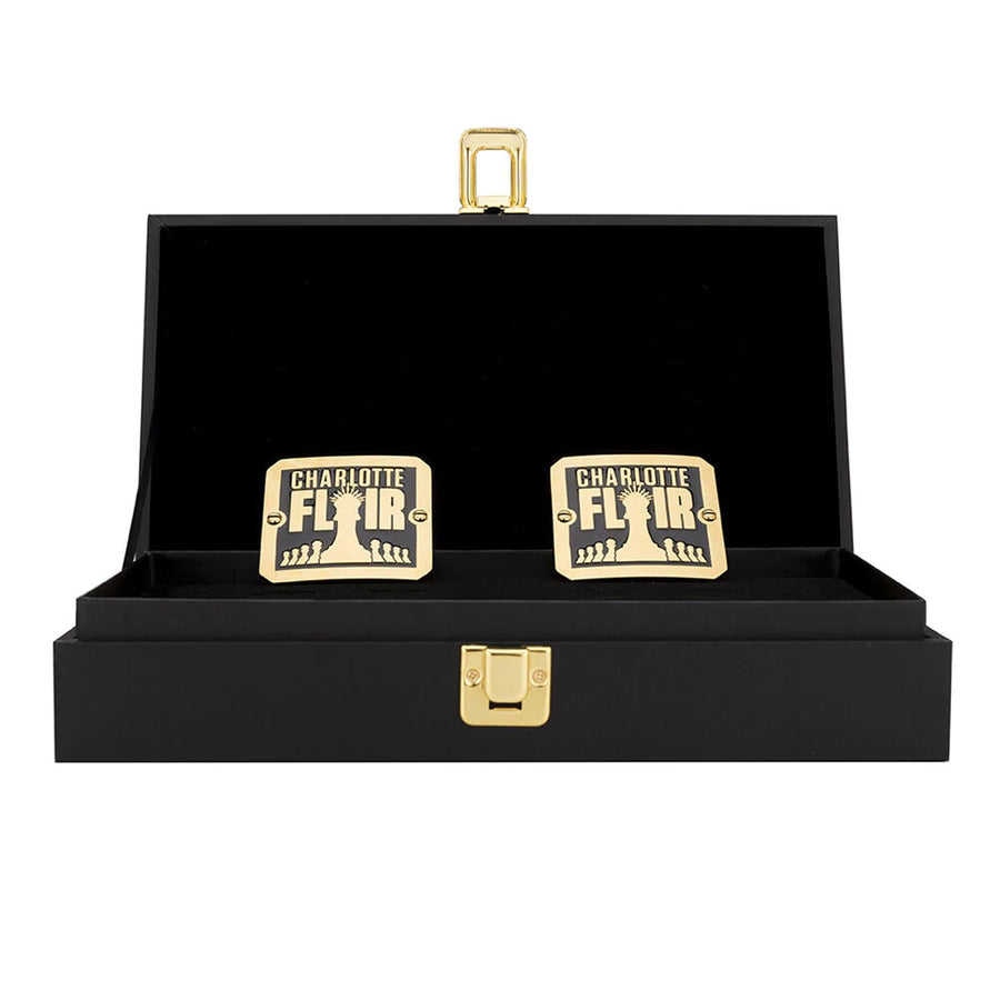 Charlotte Flair NXT Women's Championship Replica Side Plate Box Set
