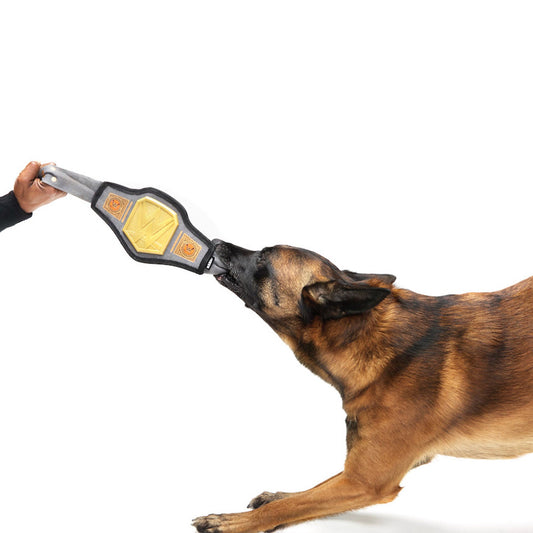WWE Chompionship BarkBox Super Chewer Pet Toy