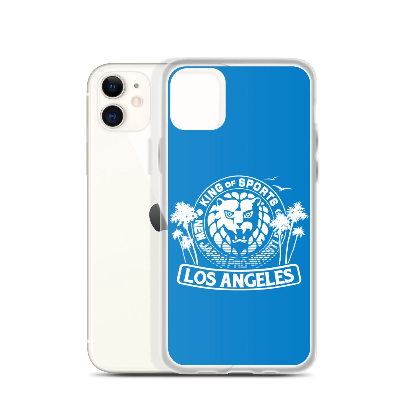 LION MARK LOS ANGELES Clear Case for iPhone® (Light blue) Other Goods PW Catalog