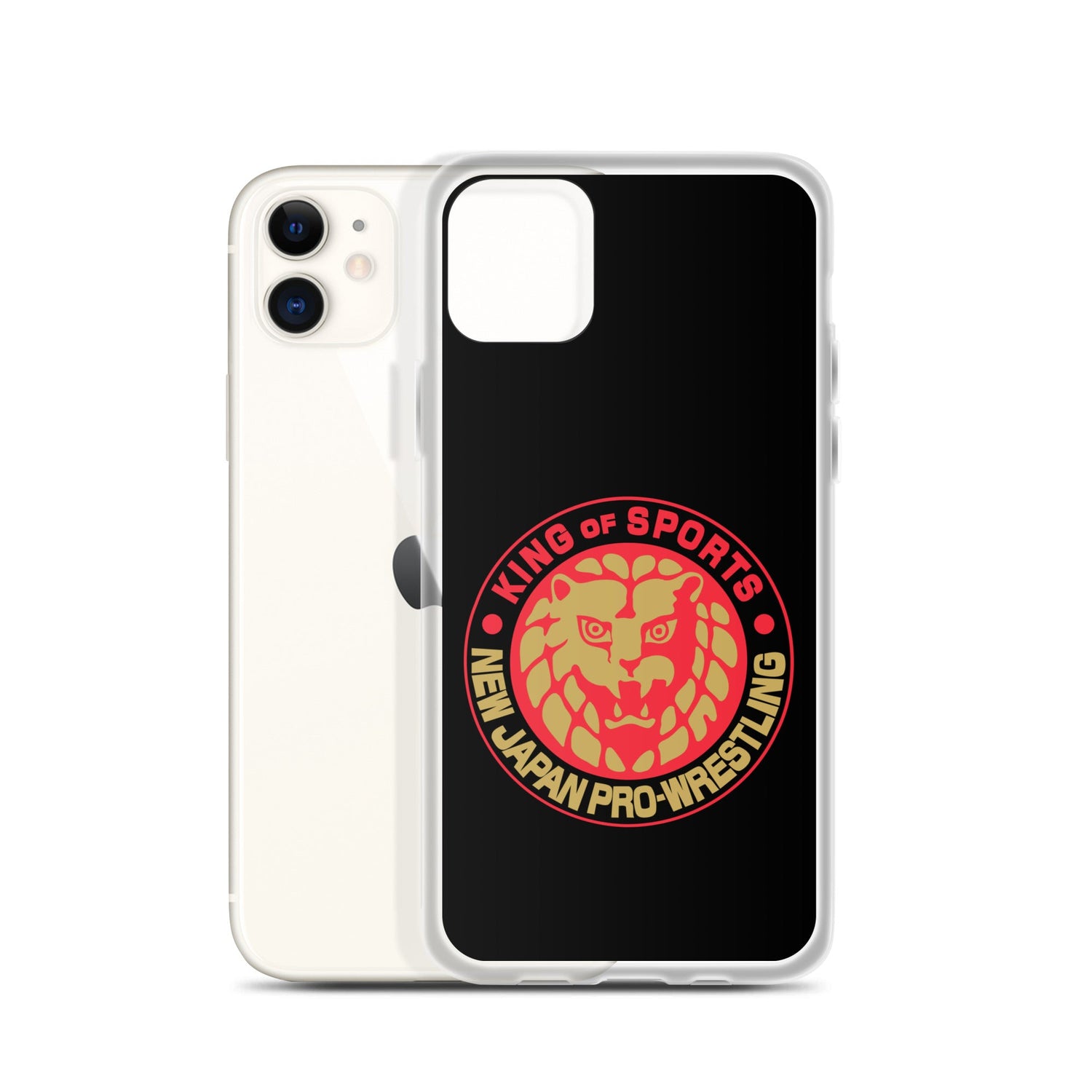 Lion Mark Clear Case for iPhone® (Black & Red & Gold) Other Goods PW Catalog