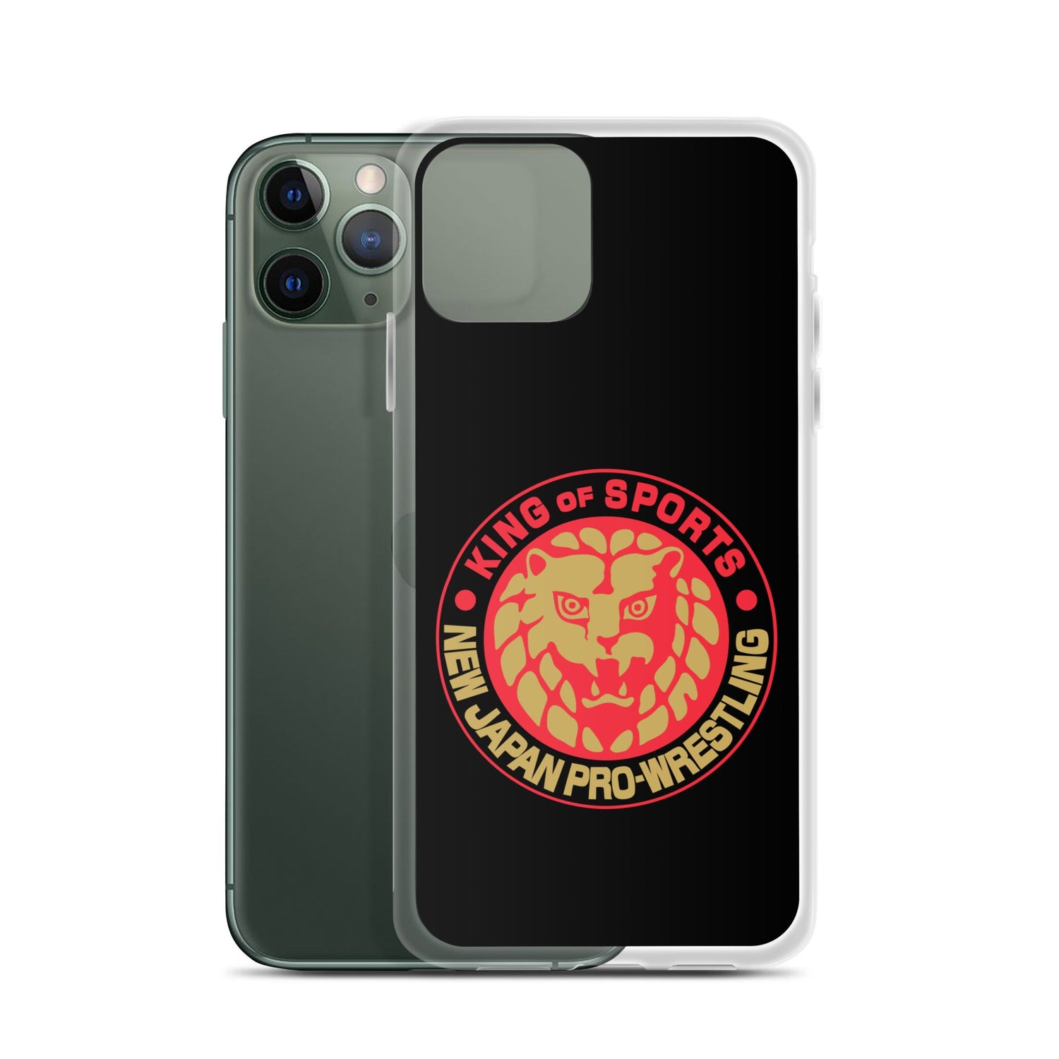 Lion Mark Clear Case for iPhone® (Black & Red & Gold) Other Goods PW Catalog