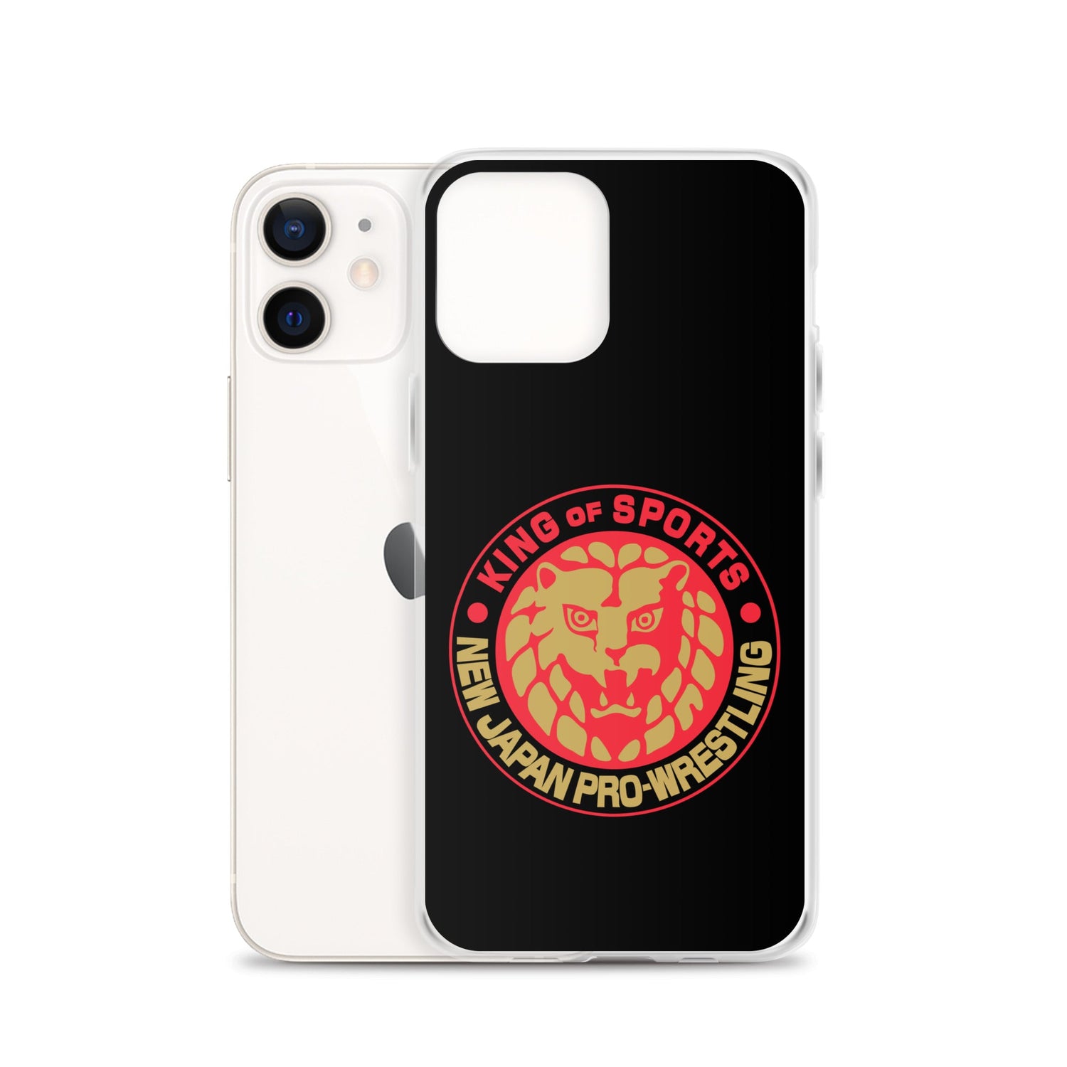 Lion Mark Clear Case for iPhone® (Black & Red & Gold) Other Goods PW Catalog
