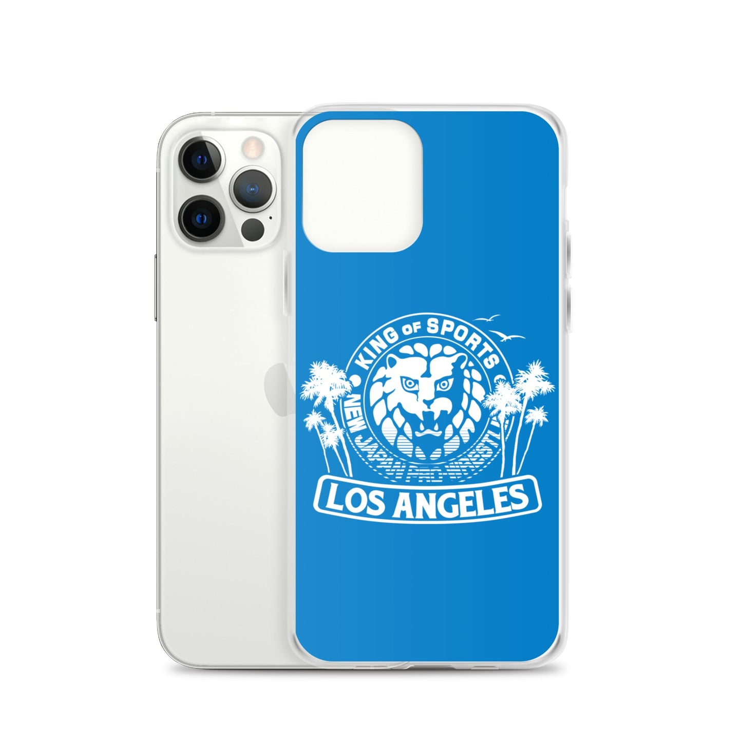 LION MARK LOS ANGELES Clear Case for iPhone® (Light blue) Other Goods PW Catalog