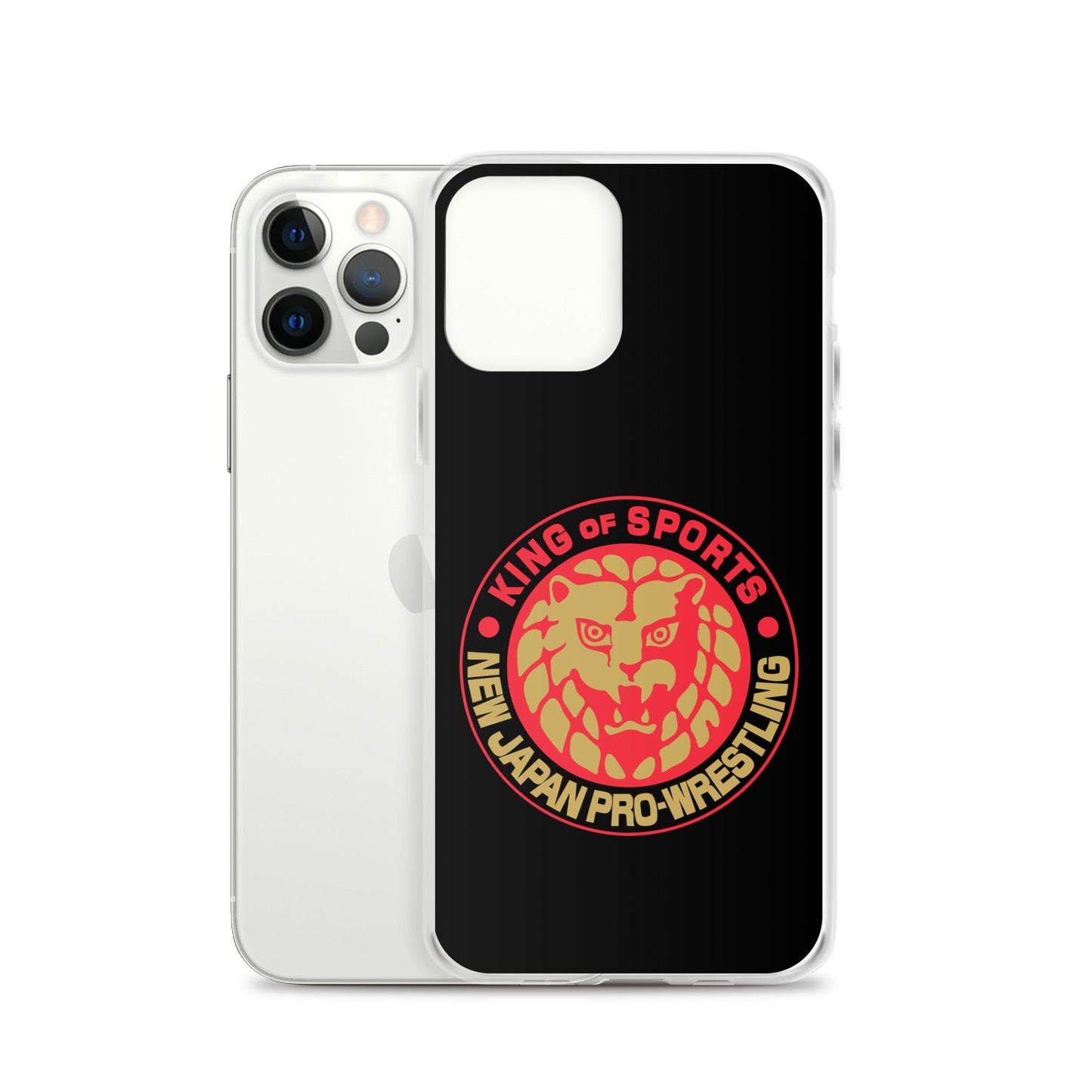 Lion Mark Clear Case for iPhone® (Black & Red & Gold) Other Goods PW Catalog