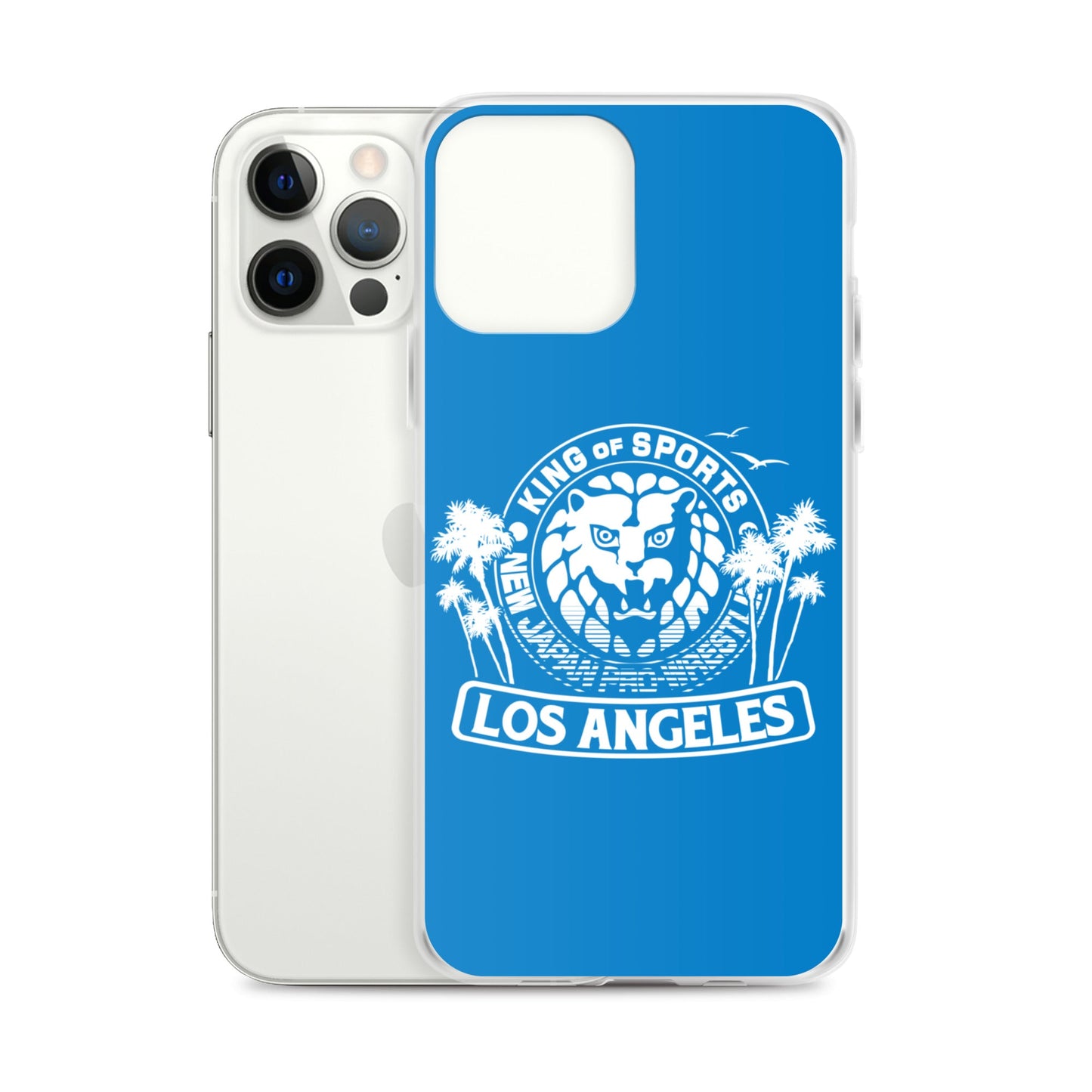 LION MARK LOS ANGELES Clear Case for iPhone® (Light blue) Other Goods PW Catalog