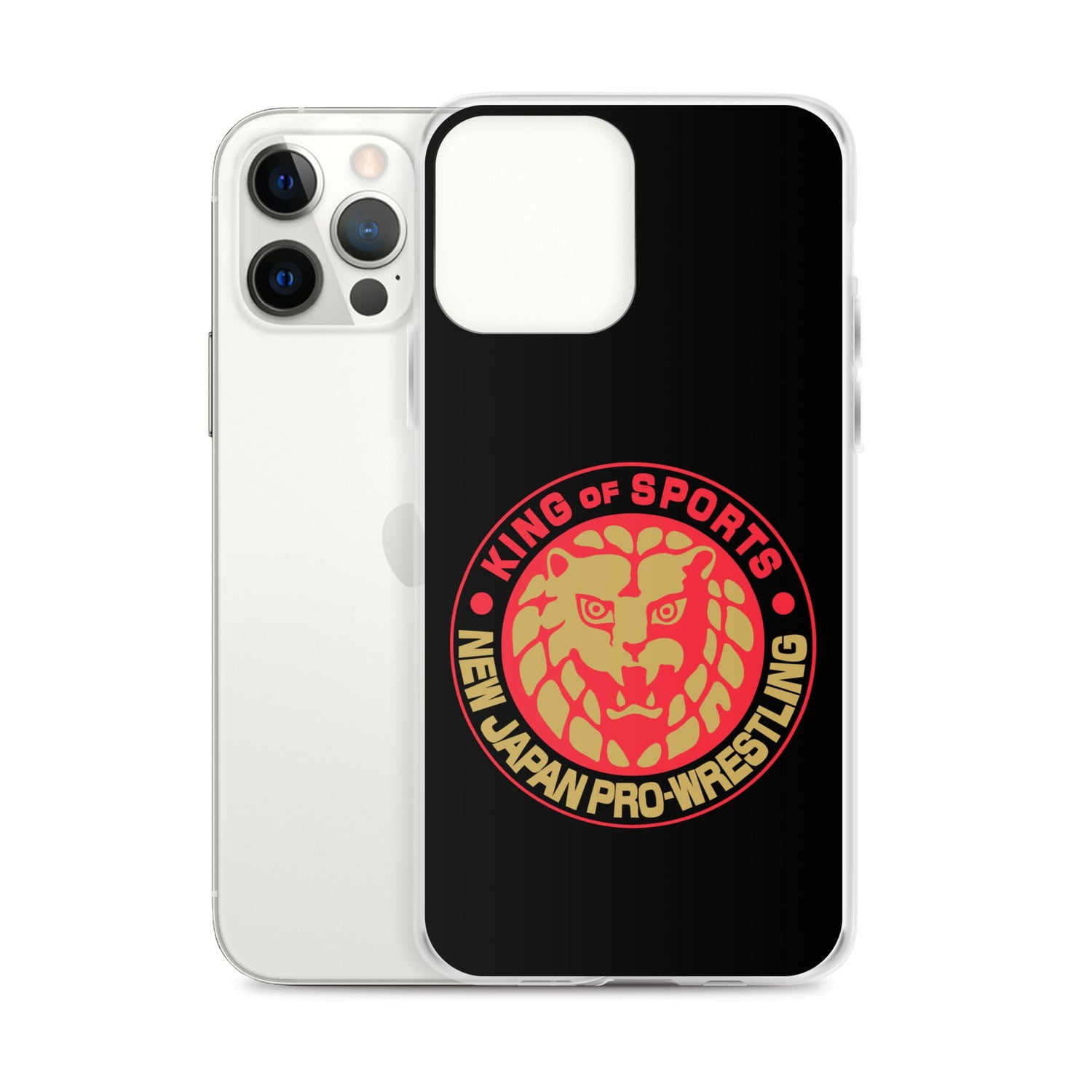 Lion Mark Clear Case for iPhone® (Black & Red & Gold) Other Goods PW Catalog