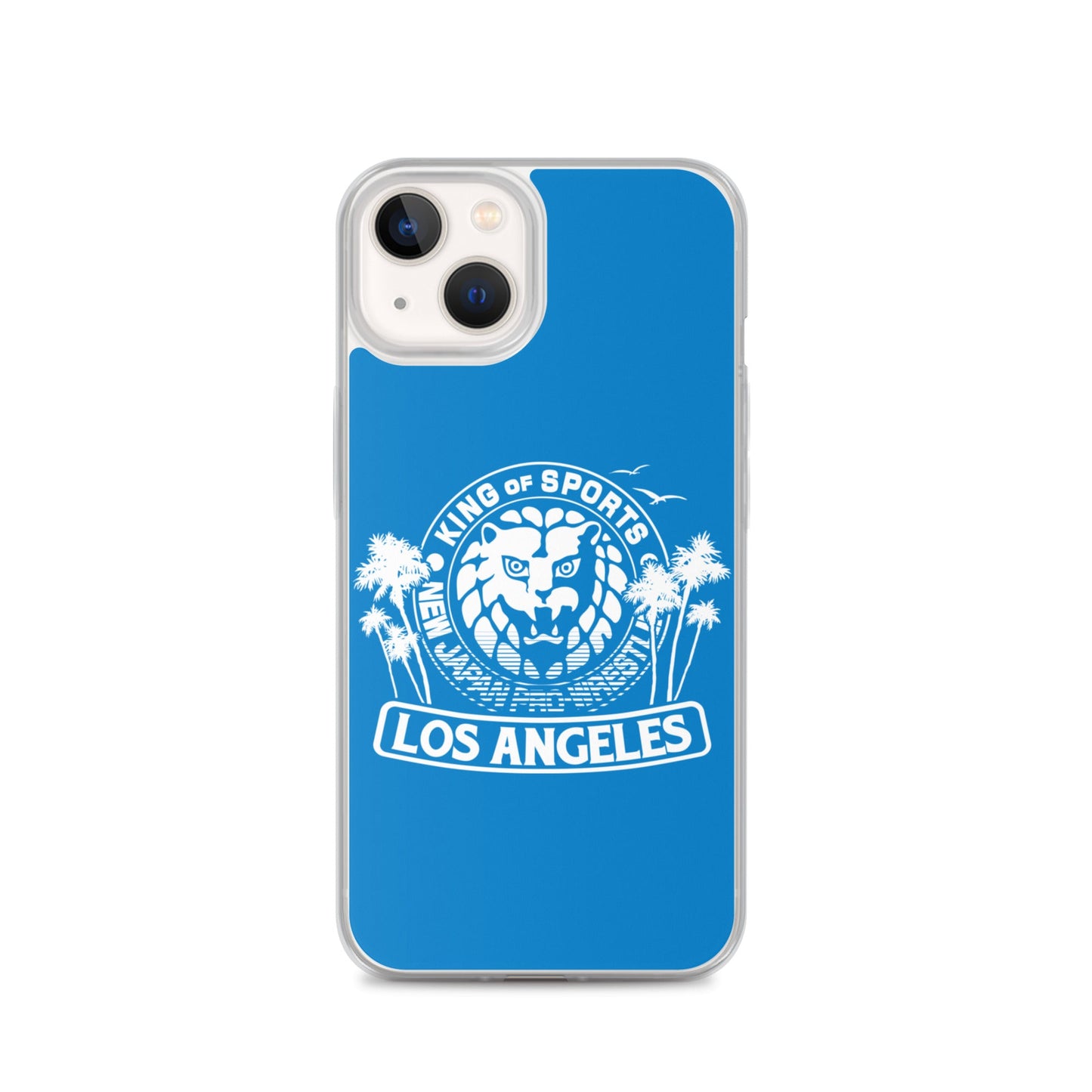 LION MARK LOS ANGELES Clear Case for iPhone® (Light blue) Other Goods PW Catalog
