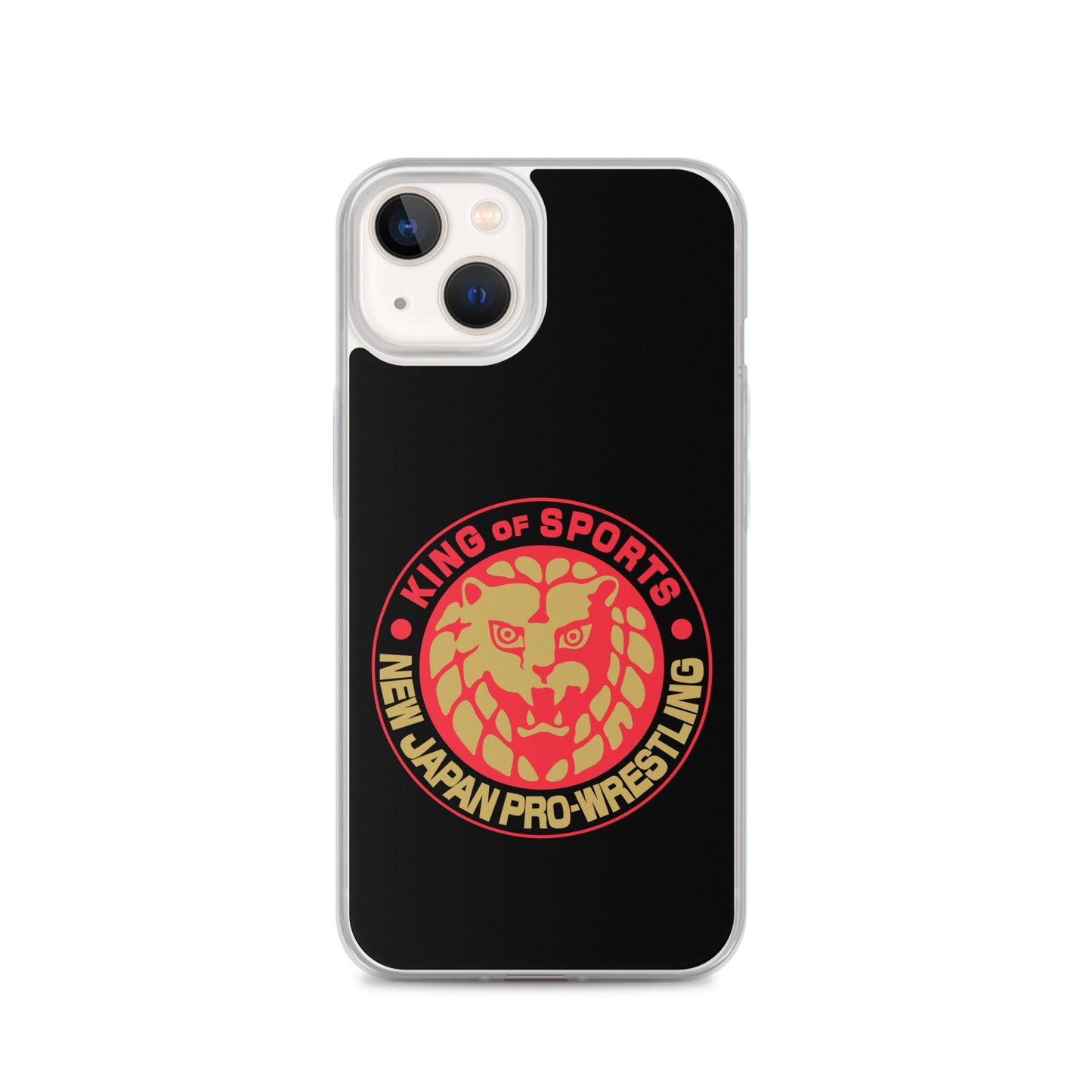 Lion Mark Clear Case for iPhone® (Black & Red & Gold) Other Goods PW Catalog