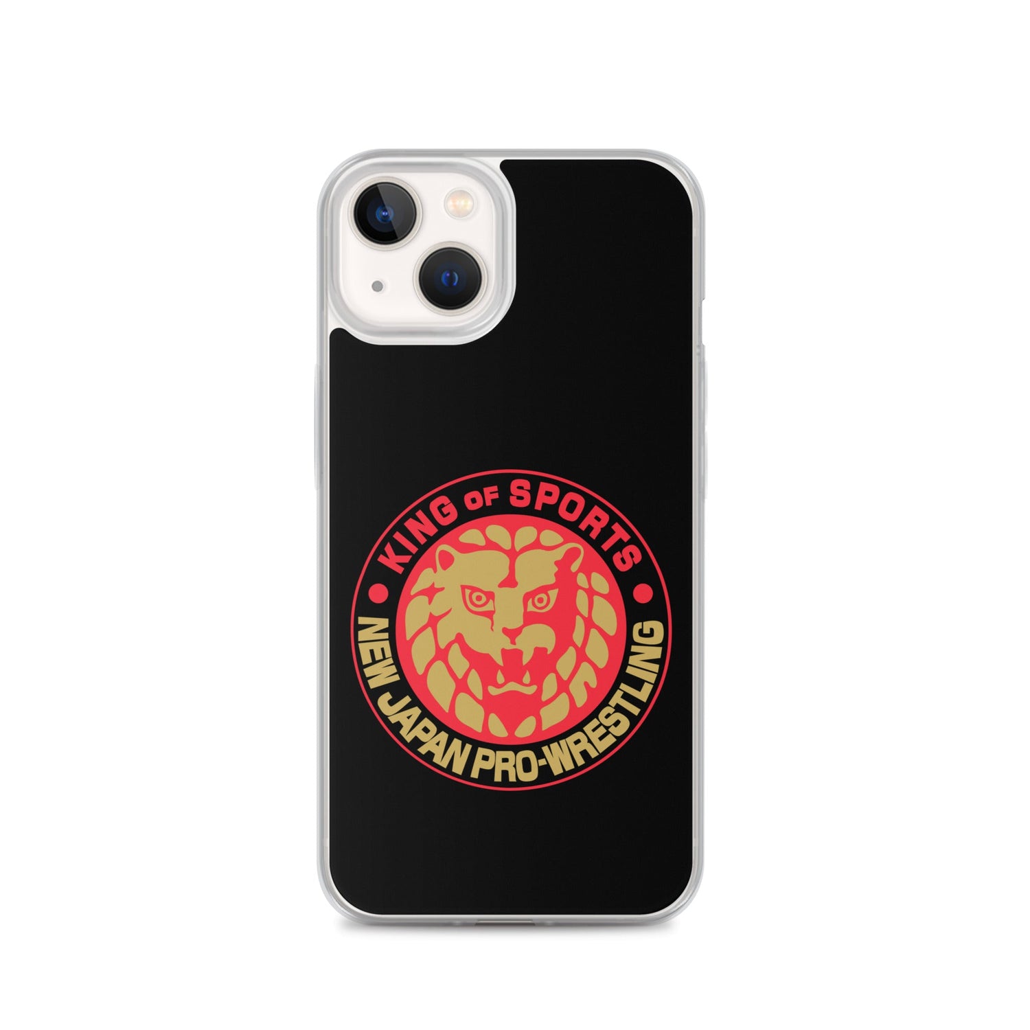 Lion Mark Clear Case for iPhone® (Black & Red & Gold) Other Goods PW Catalog