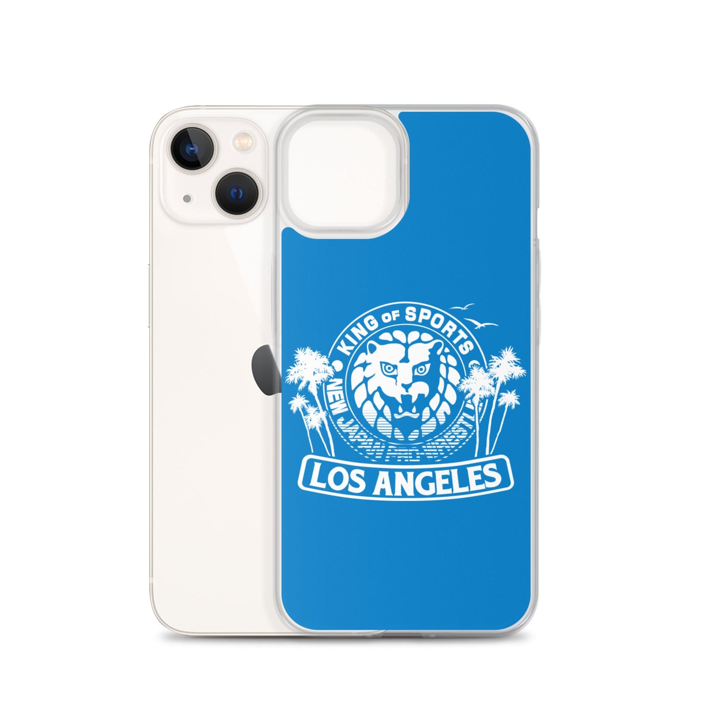 LION MARK LOS ANGELES Clear Case for iPhone® (Light blue) Other Goods PW Catalog