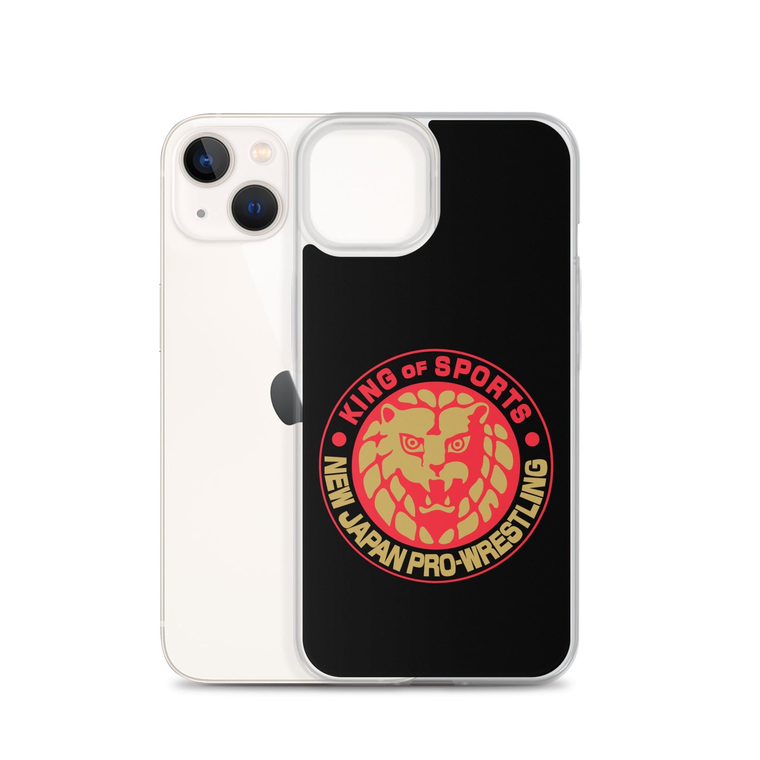 Lion Mark Clear Case for iPhone® (Black & Red & Gold) Other Goods PW Catalog