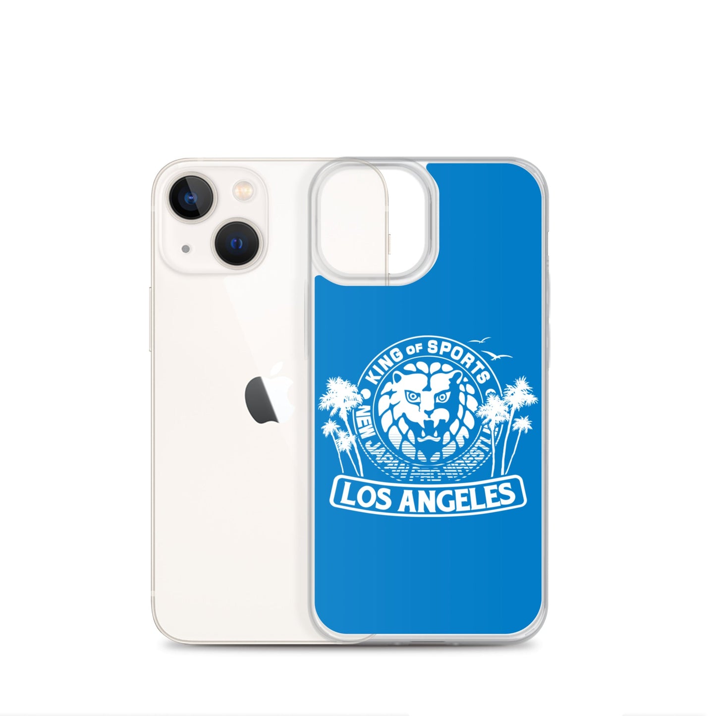 LION MARK LOS ANGELES Clear Case for iPhone® (Light blue) Other Goods PW Catalog