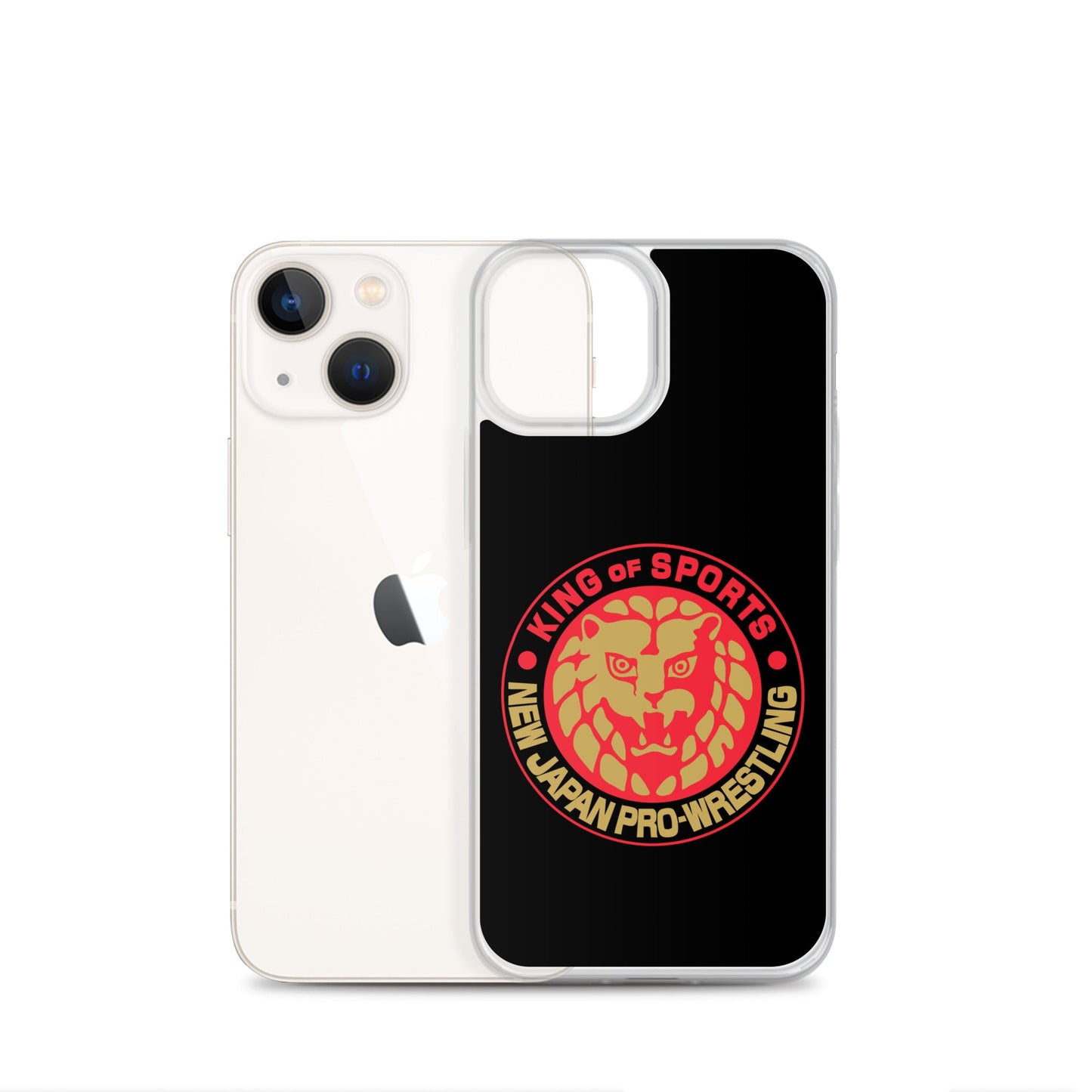 Lion Mark Clear Case for iPhone® (Black & Red & Gold) Other Goods PW Catalog