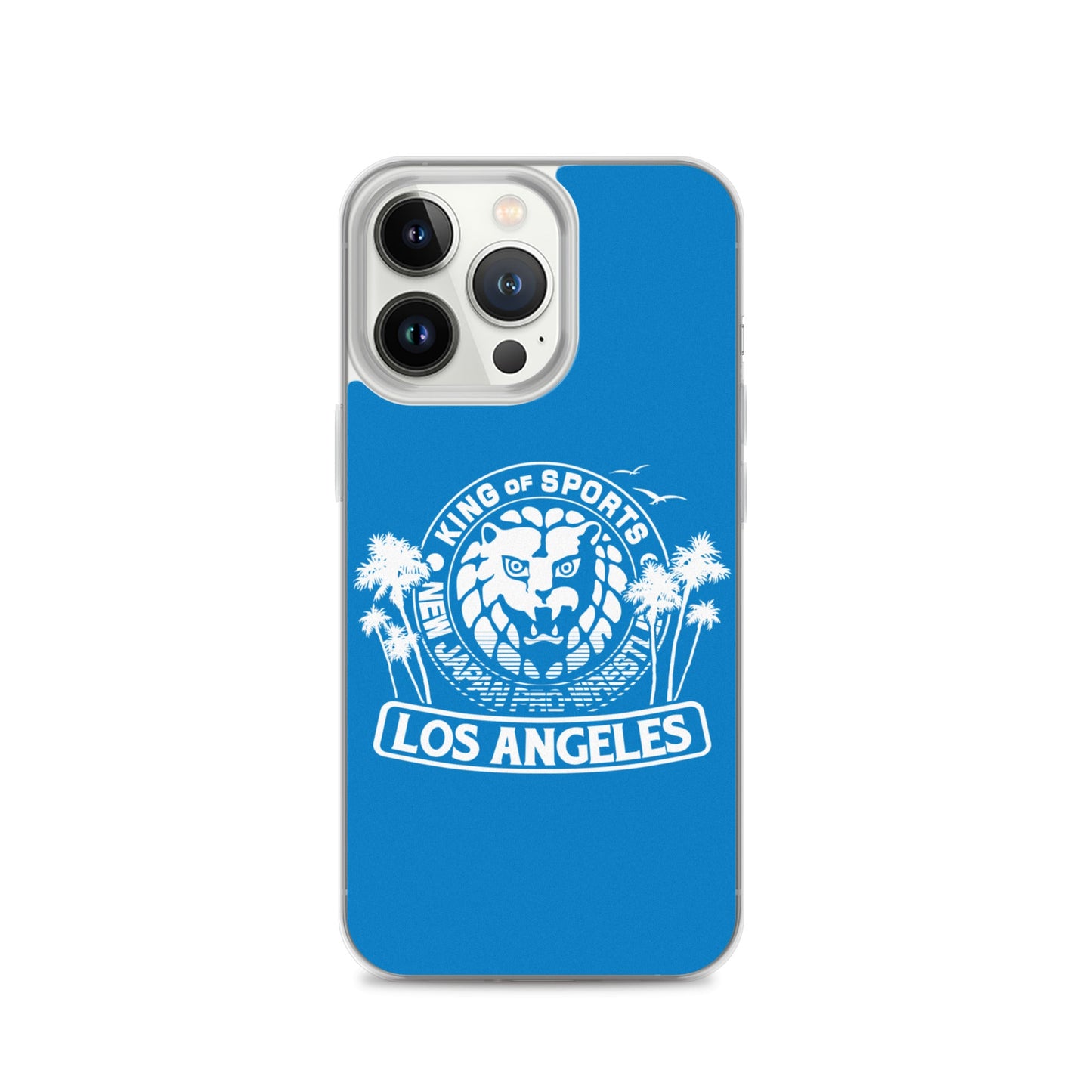 LION MARK LOS ANGELES Clear Case for iPhone® (Light blue) Other Goods PW Catalog