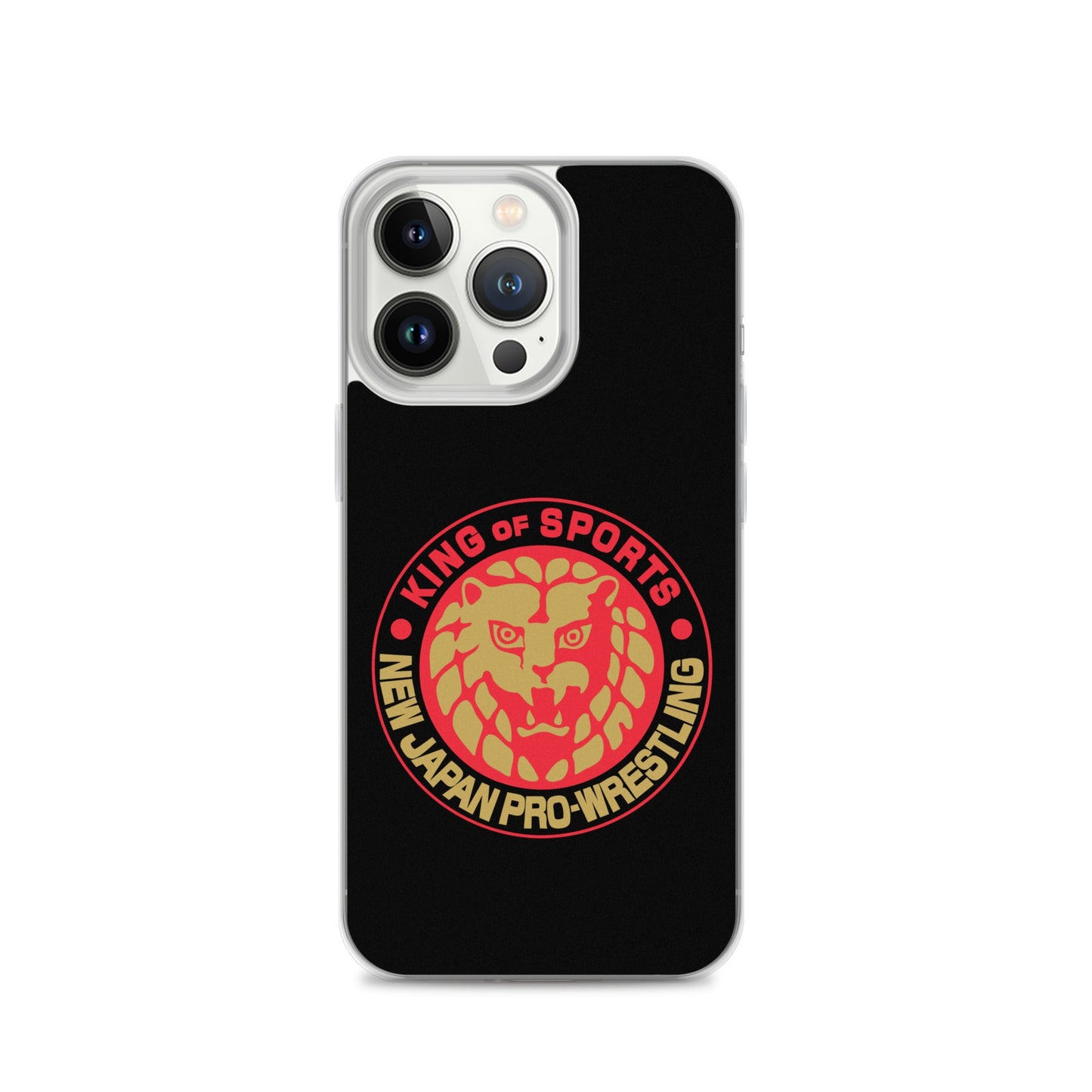 Lion Mark Clear Case for iPhone® (Black & Red & Gold) Other Goods PW Catalog